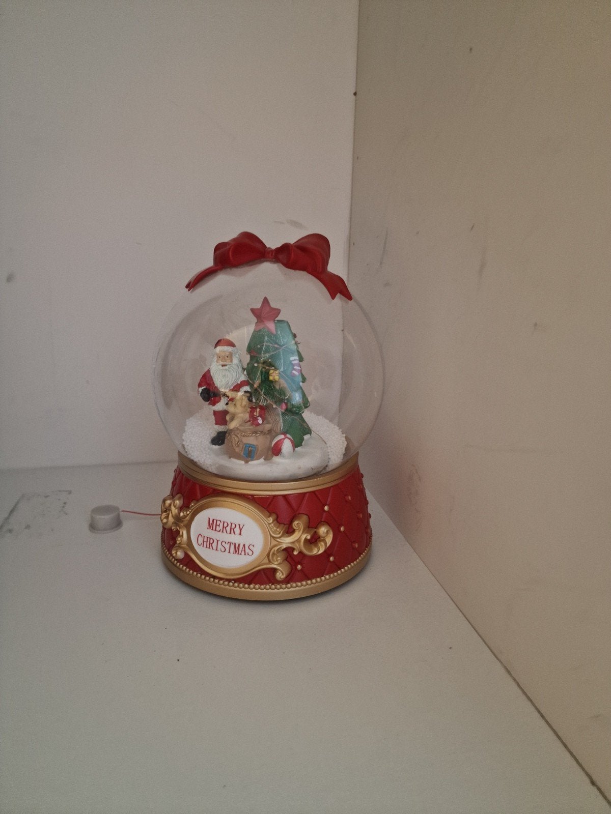 Magic Village kerst sneeuwbal met LED, Ophalen, Zo goed als nieuw