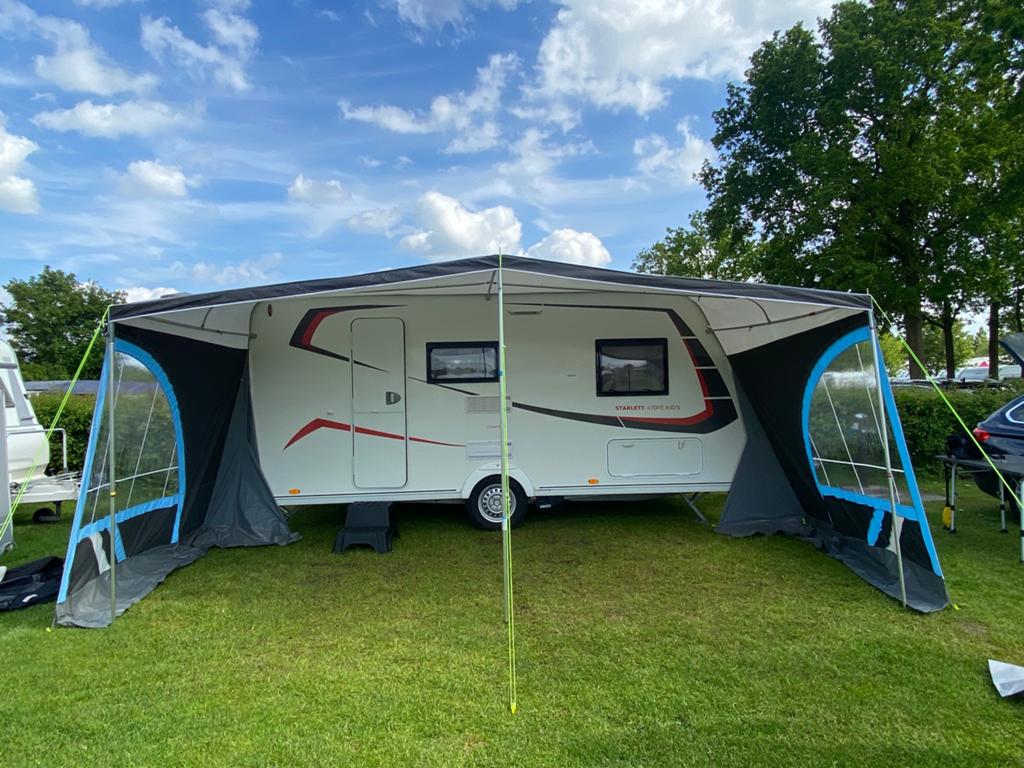 Dorema luifel met zijwanden, Caravans en Kamperen, Tenten, Ophalen of Verzenden, Gebruikt, Tot en met 4