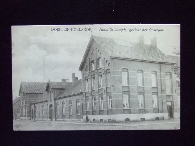Dorpsplein-Hollande Hotel S.t.Joseph, Verzamelen, Ophalen of Verzenden, Voor 1920