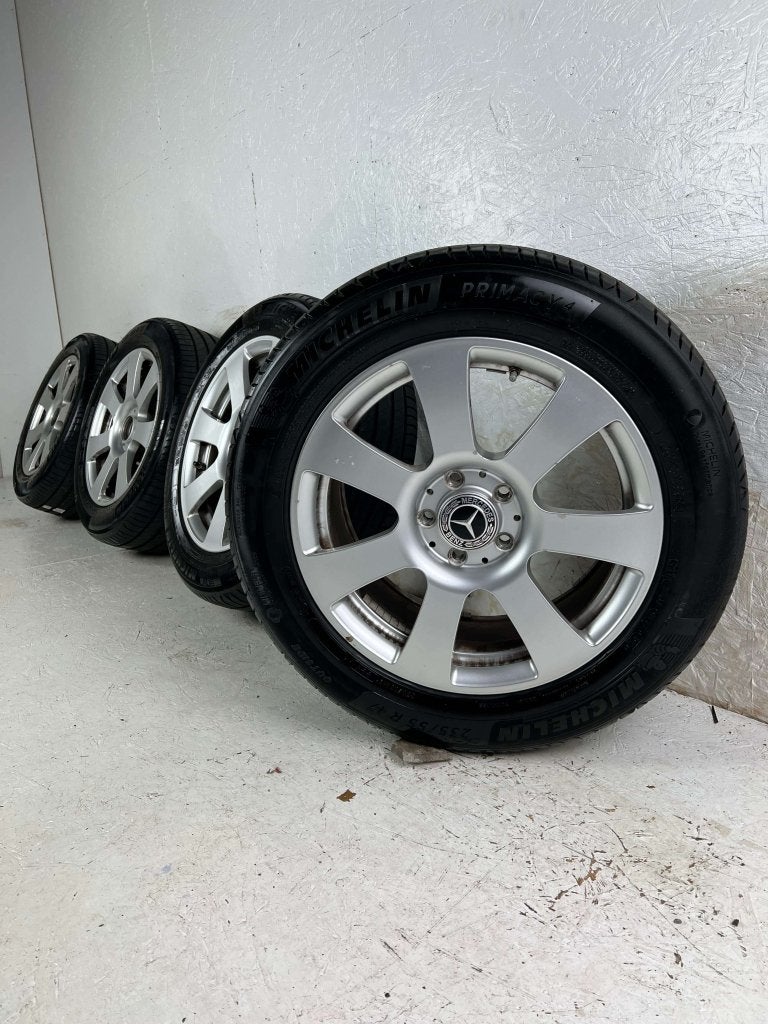 Originele Mercedes S-Klasse w221 velgen 17" 5x112 zomerset, Niet ingevuld, Gebruikt, Banden en Velgen, Niet ingevuld
