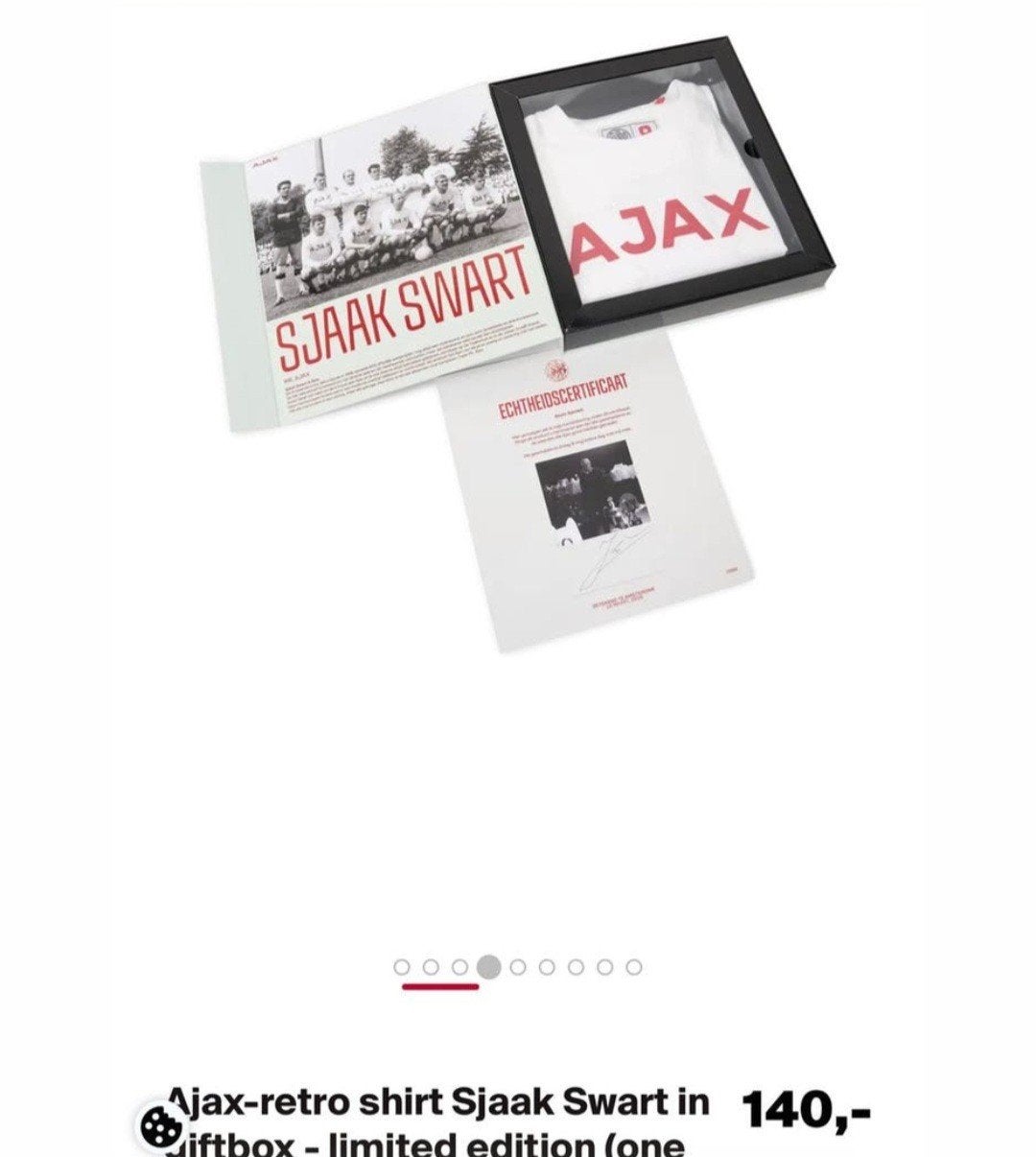 Sjaak Swart Ajax Amsterdam Limited Edition!, Ophalen of Verzenden