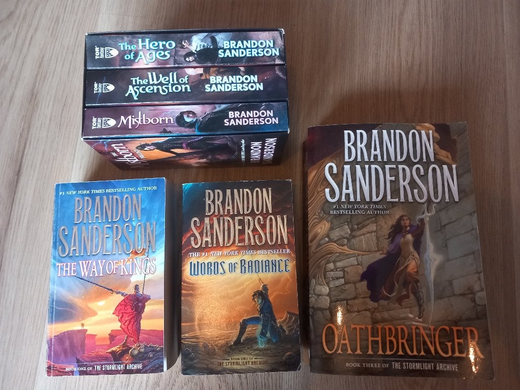 Brandon Sanderson series The Stormlight Archive en Mistborn, Ophalen of Verzenden, Gelezen, Brandon Sanderson