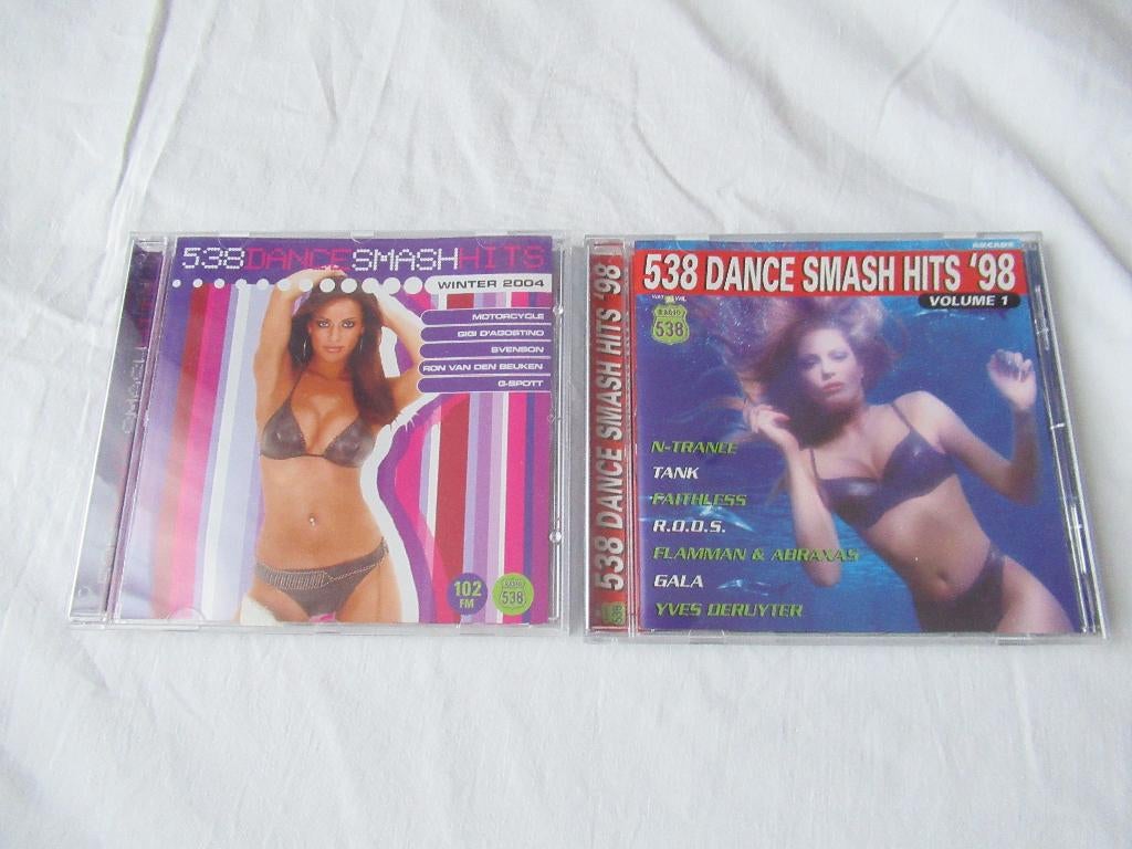 cd's 538 dance smash hits '98 en winter 2004, Ophalen of Verzenden, Gebruikt, Dance Populair