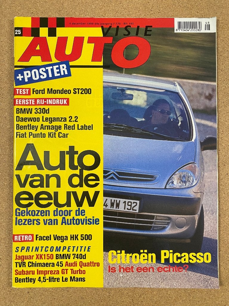 Autovisie 25 1999, Verzenden, Gelezen, Algemeen