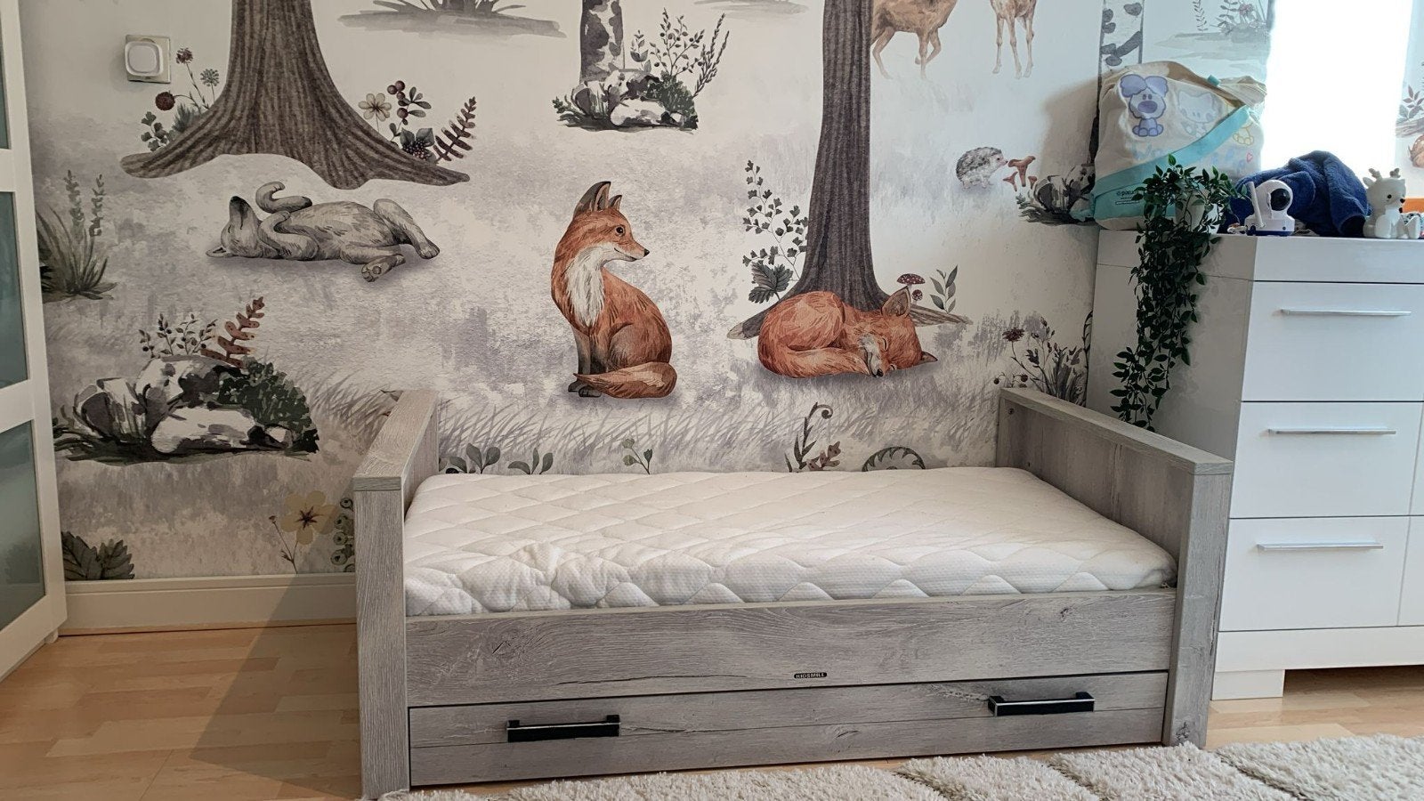 Sem kinderbed 70x140cm met matras en lichte gebruikssporen, Kinderen en Baby's, Ophalen, Gebruikt, 70 tot 85 cm, 140 tot 160 cm