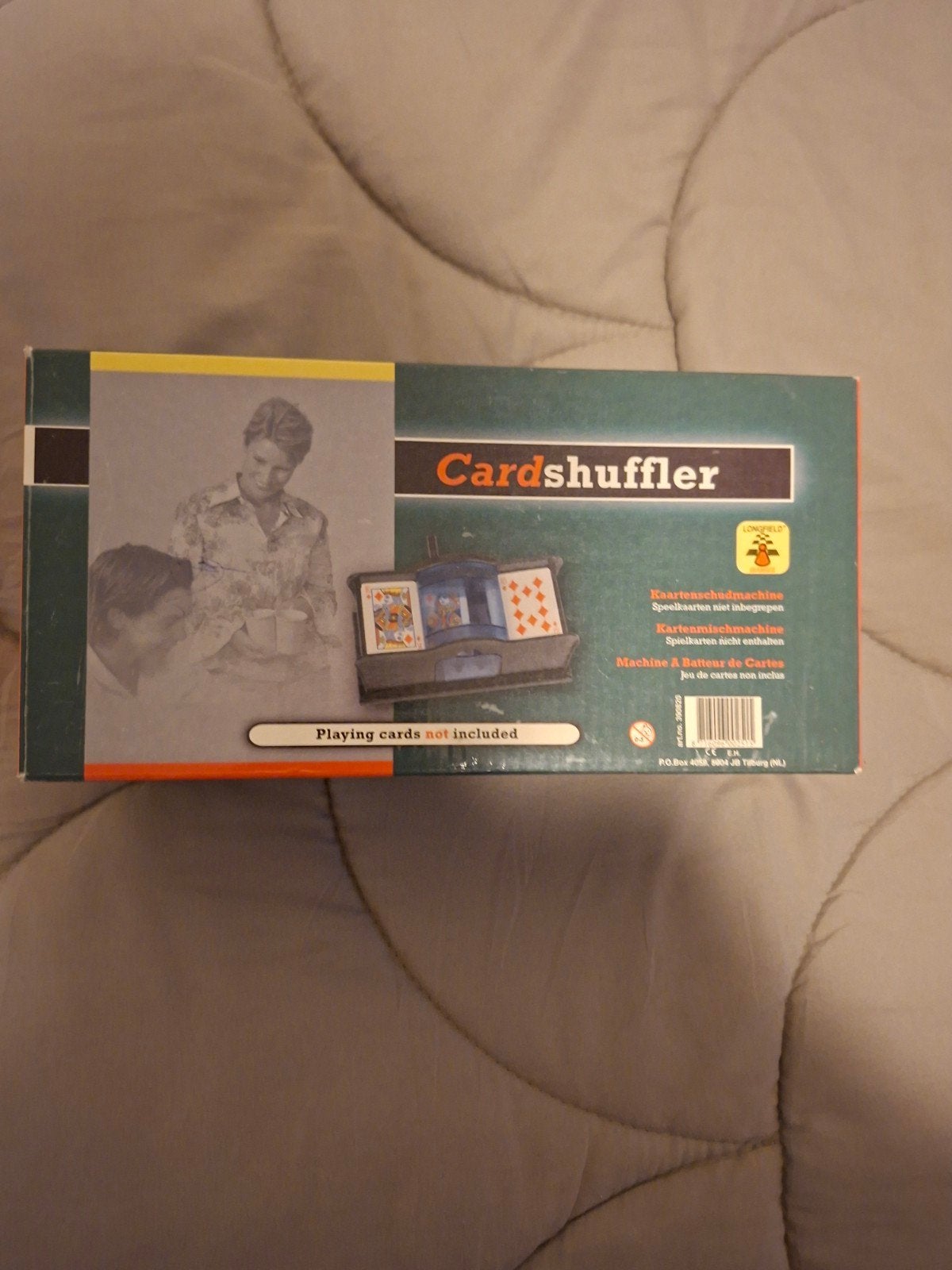 Vintage Kaartenschudmachine - Cardshuffler, Hobby en Vrije tijd, Een of twee spelers, Ophalen of Verzenden, Gebruikt, Longfield