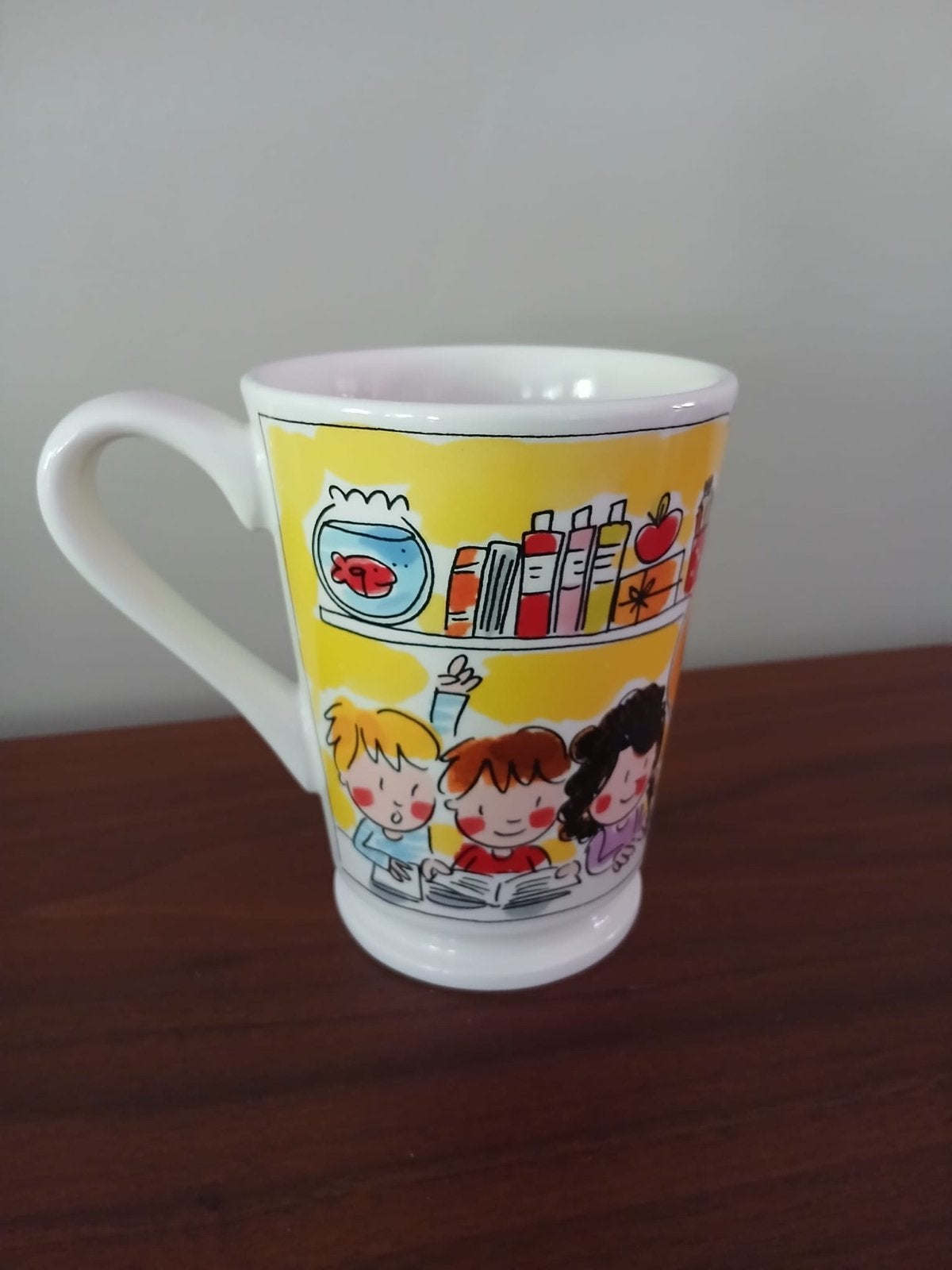 Blond Amsterdam specials mok XL juf (500 ml) - ø 9,5 cm, Huis en Inrichting, Keuken | Servies, Zo goed als nieuw, Modern, Aardewerk