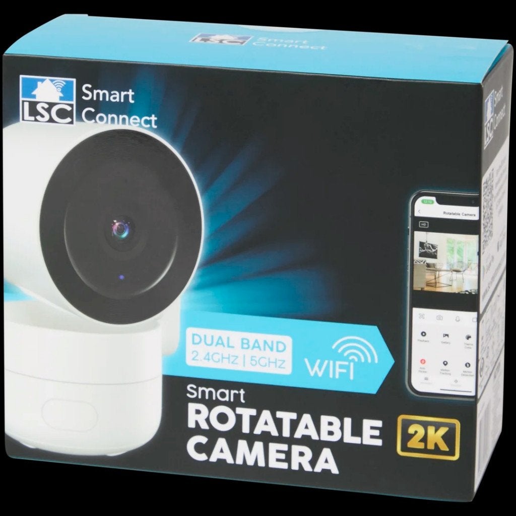 LSC Smart Connect draaibare binnencamera  2K beeldkwaliteit, Ophalen, Nieuw