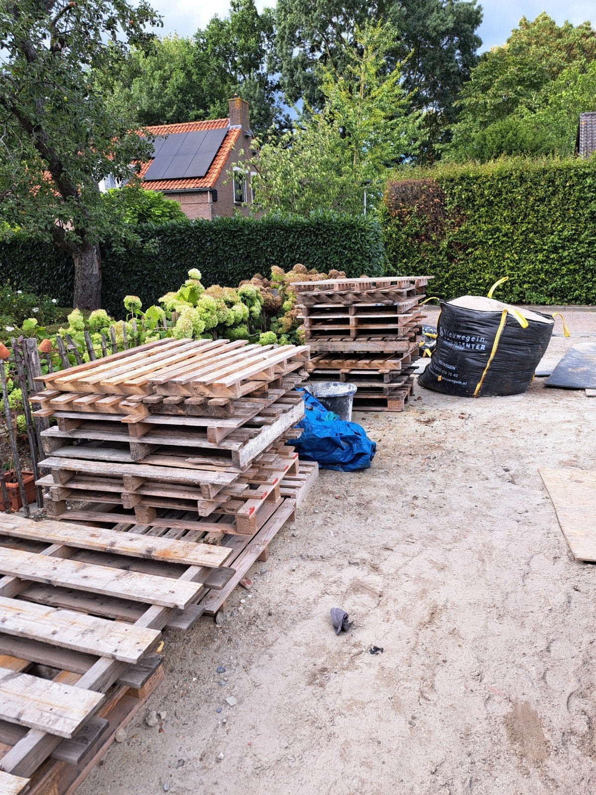 pallets gratis af te halen, Ophalen