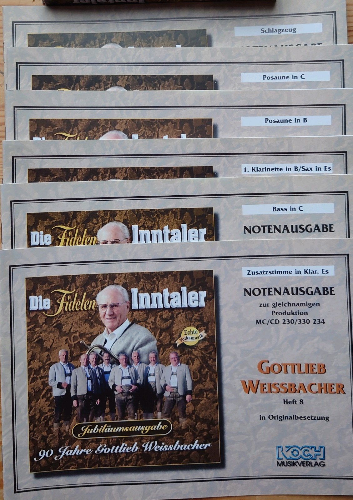 bladmuziek Gottlieb Weissbacher, Gebruikt, Overige genres, Ophalen of Verzenden, Thema