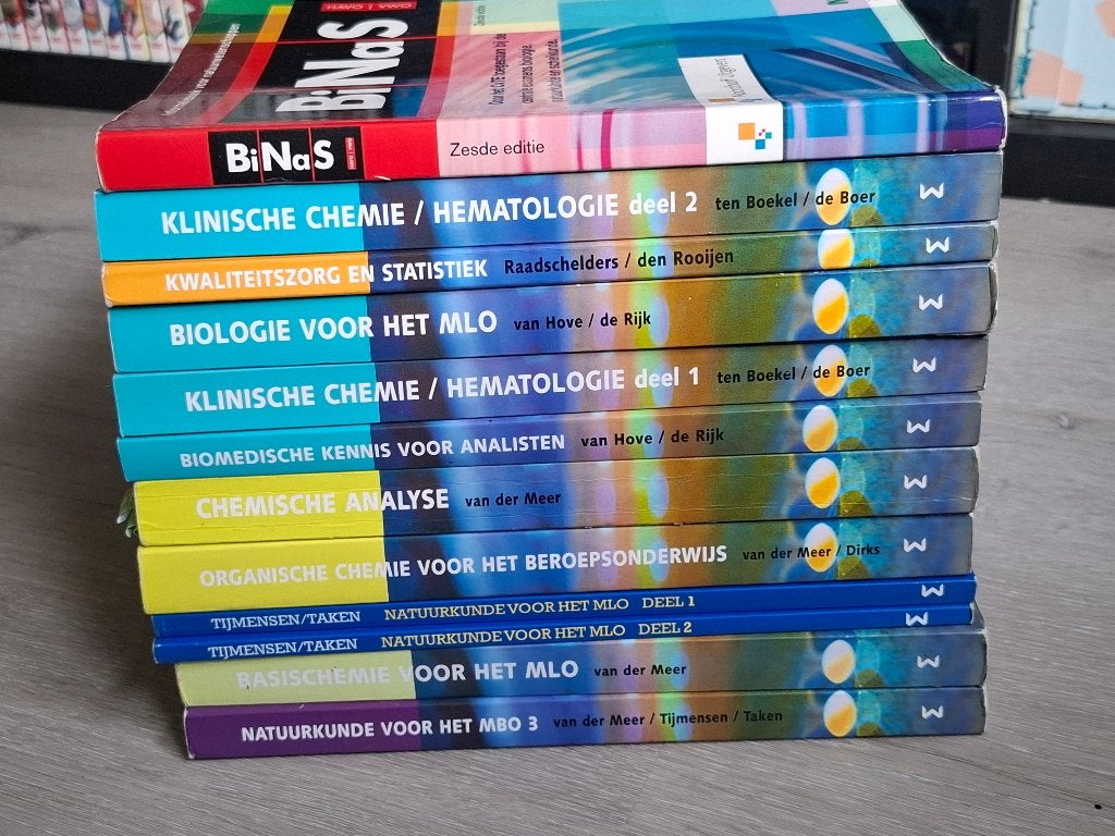 MLO boeken. Hele reeks aan. Laboratorium techniek, Diverse auteurs, Ophalen of Verzenden, Zo goed als nieuw, Overige onderwerpen