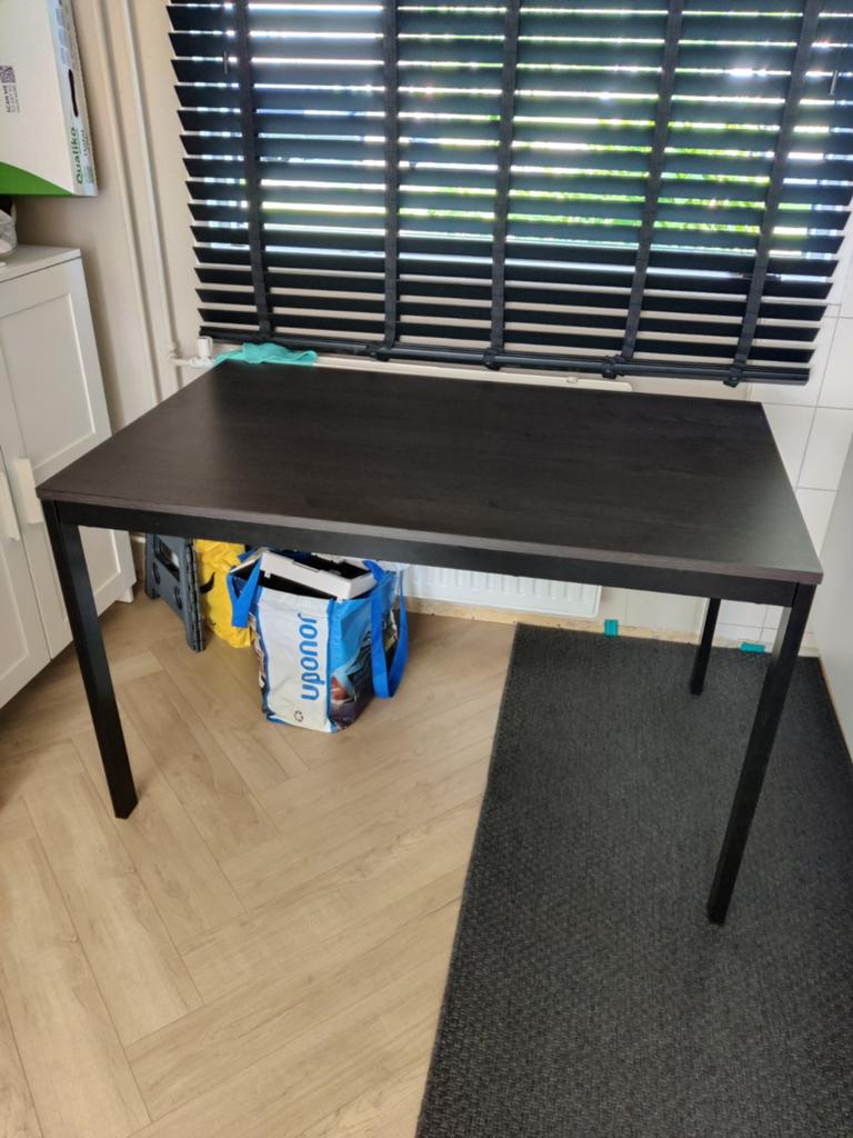 Uitschuifbare eettafel tafel ikea, Ophalen, Gebruikt, Rechthoekig, 50 tot 100 cm