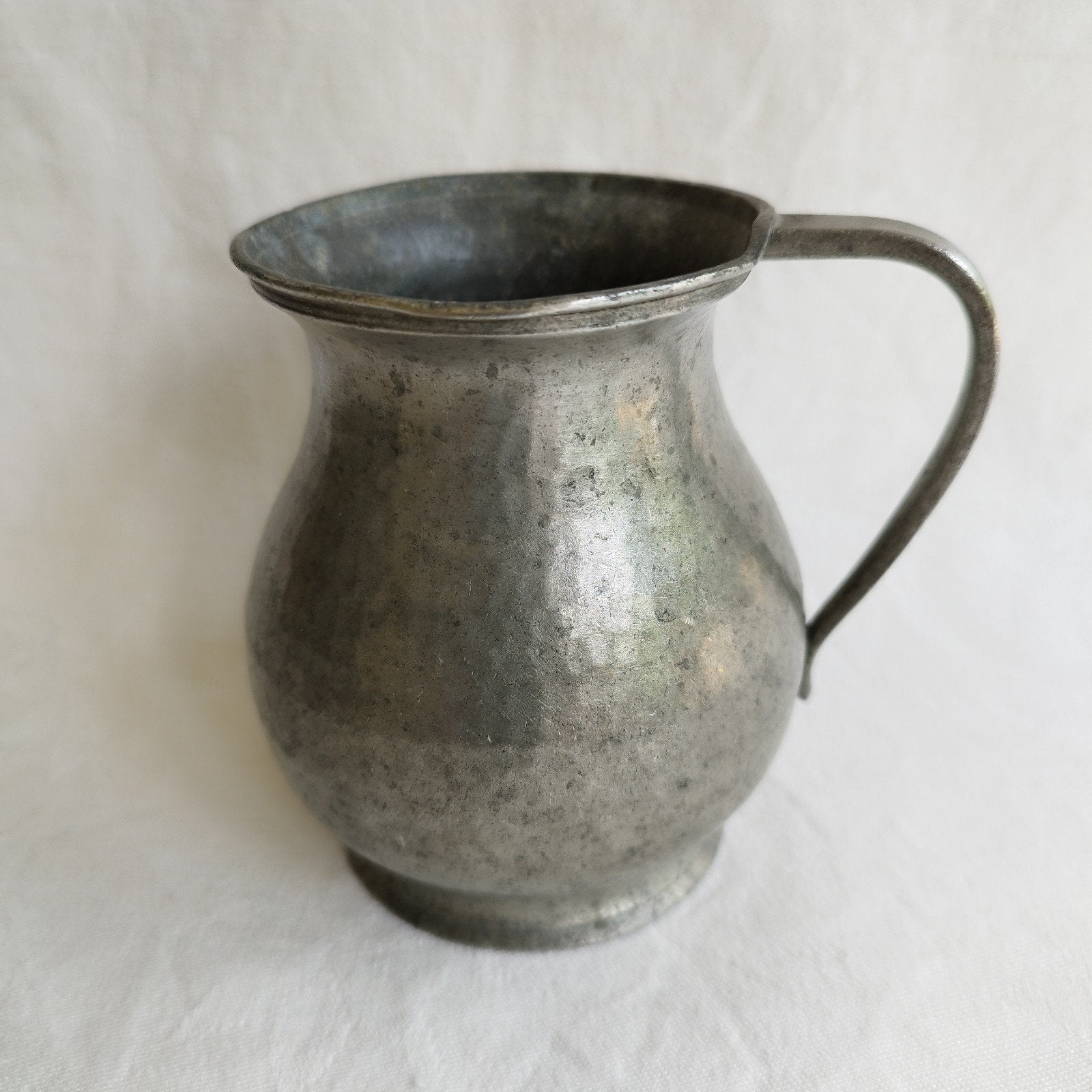 Tinnen kannetje en tinnen Zinnbecher, Antiek en Kunst, Ophalen of Verzenden