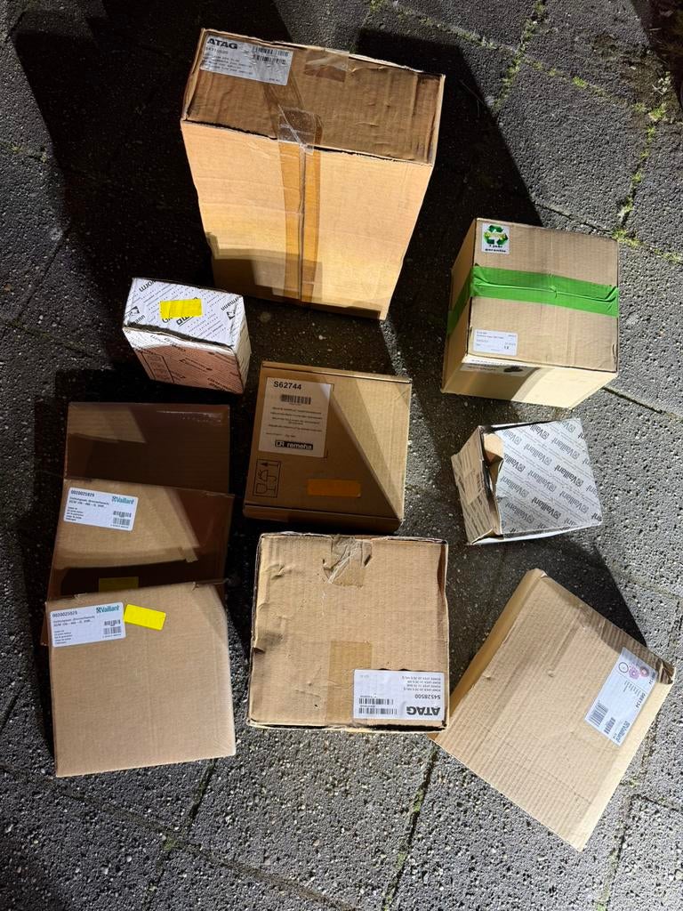 5 dozen ketel onderdelen: Intergas, Remeha, Vaillant, Atag, Ophalen of Verzenden, Gebruikt, Overige typen