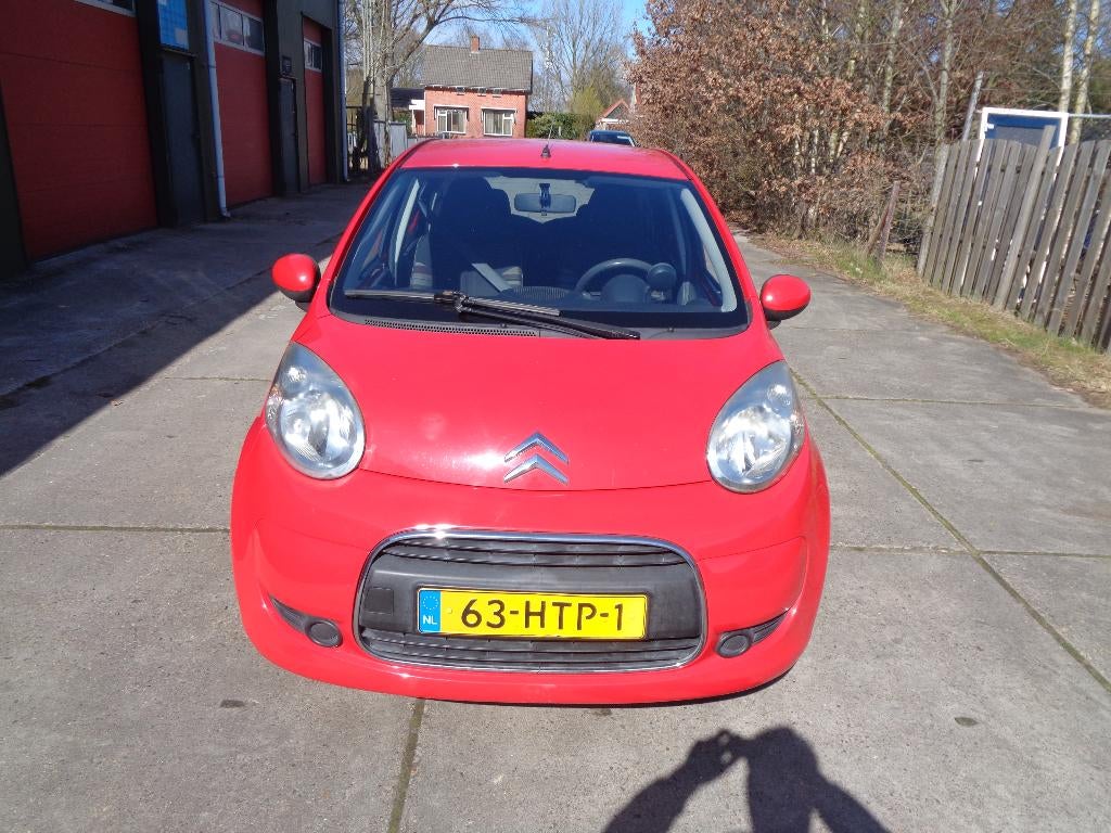 Citroën C1 1.0 5-DRS 2009 Rood, Voorwielaandrijving, Stof, Radio, 4 stoelen