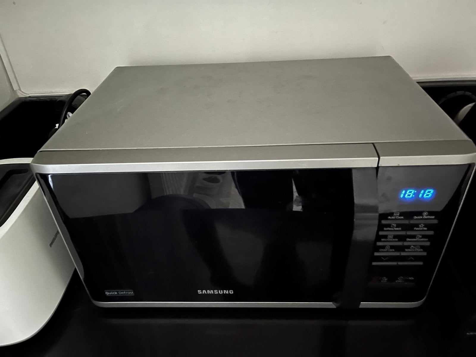 Samsung Combimagnetron MG23K3513AS - Zo goed als nieuw, Combimagnetron, Grill, Ophalen of Verzenden, Zo goed als nieuw