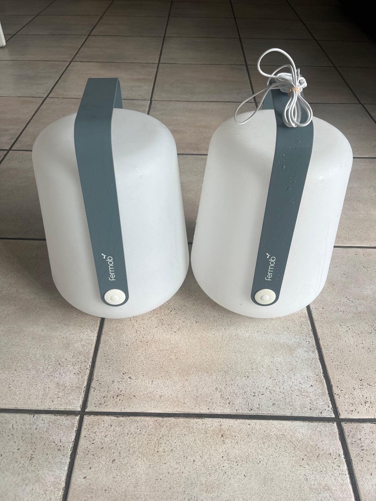 Fermob Balad H38 draagbare LED lampen (set van 2), Ophalen, Gebruikt, Design, Oplaadbaar
