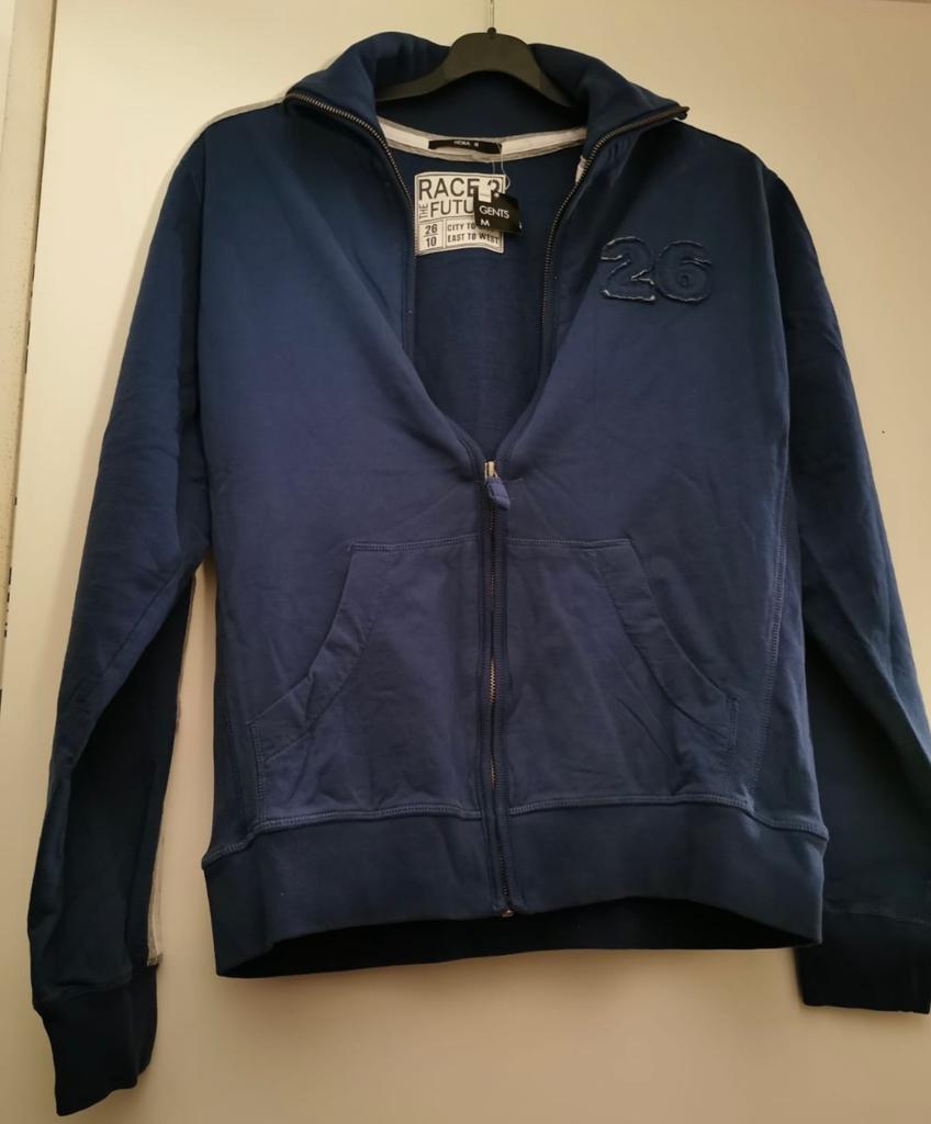Heren nieuwe vest blauw Hema maat M 100% katoen sportief, Kleding | Heren, Truien en Vesten, Ophalen of Verzenden, Nieuw, Maat 48/50 (M)