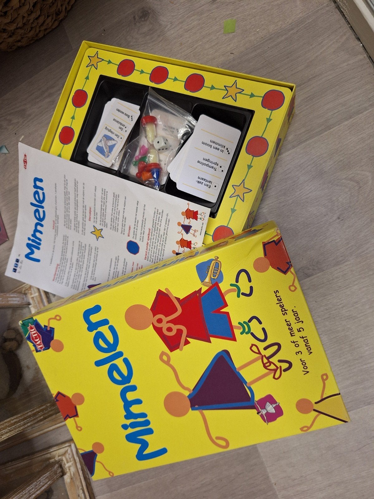 Spel mimelen, Hobby en Vrije tijd, Drie of vier spelers, Ophalen of Verzenden, Zo goed als nieuw