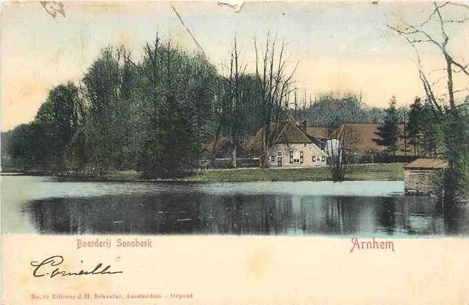 301-083-017 Arnhem Boerderij Sonsbeek, Verzenden, Voor 1920, Gelderland