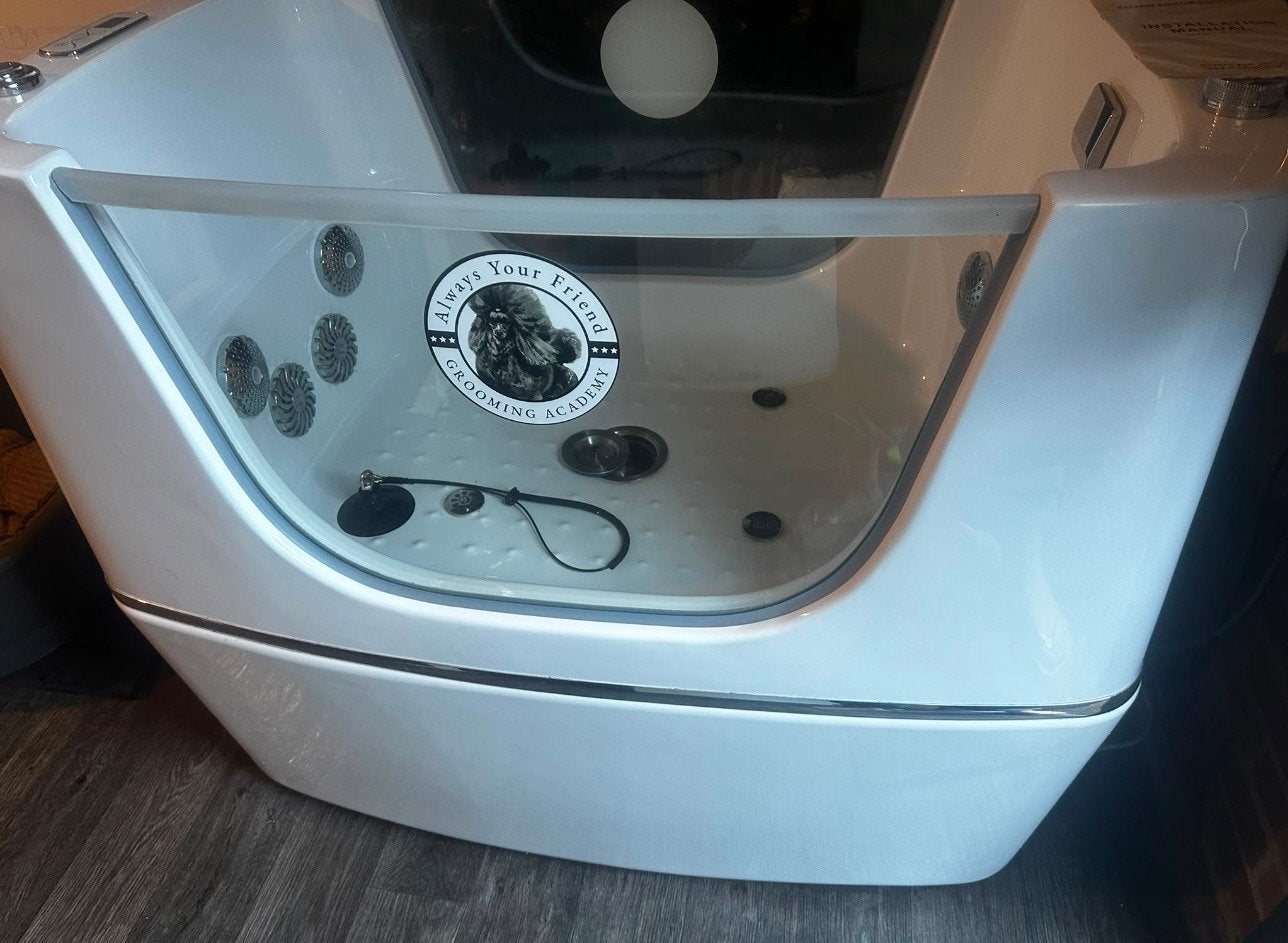 Hondenbad met massagefunctie en douche, Dieren en Toebehoren, Ophalen of Verzenden, Zo goed als nieuw