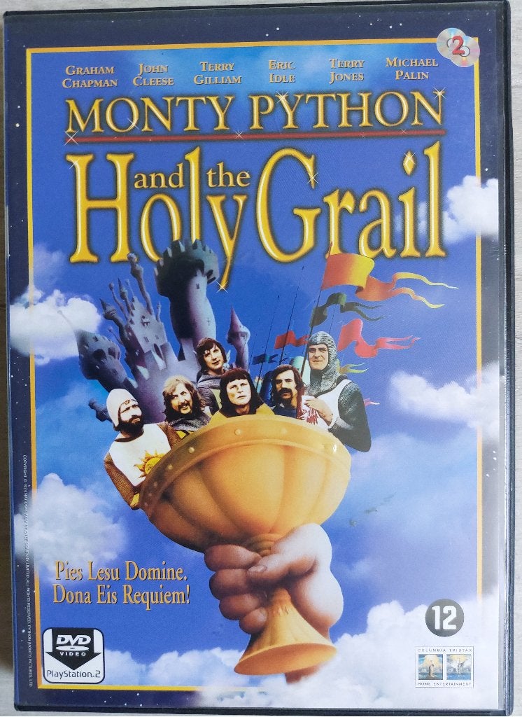 DVD Monty Python and the Holy Grail (1975) 2 disc editie, Cd's en Dvd's, Ophalen, Nederlands, Zo goed als nieuw, Britse komedie