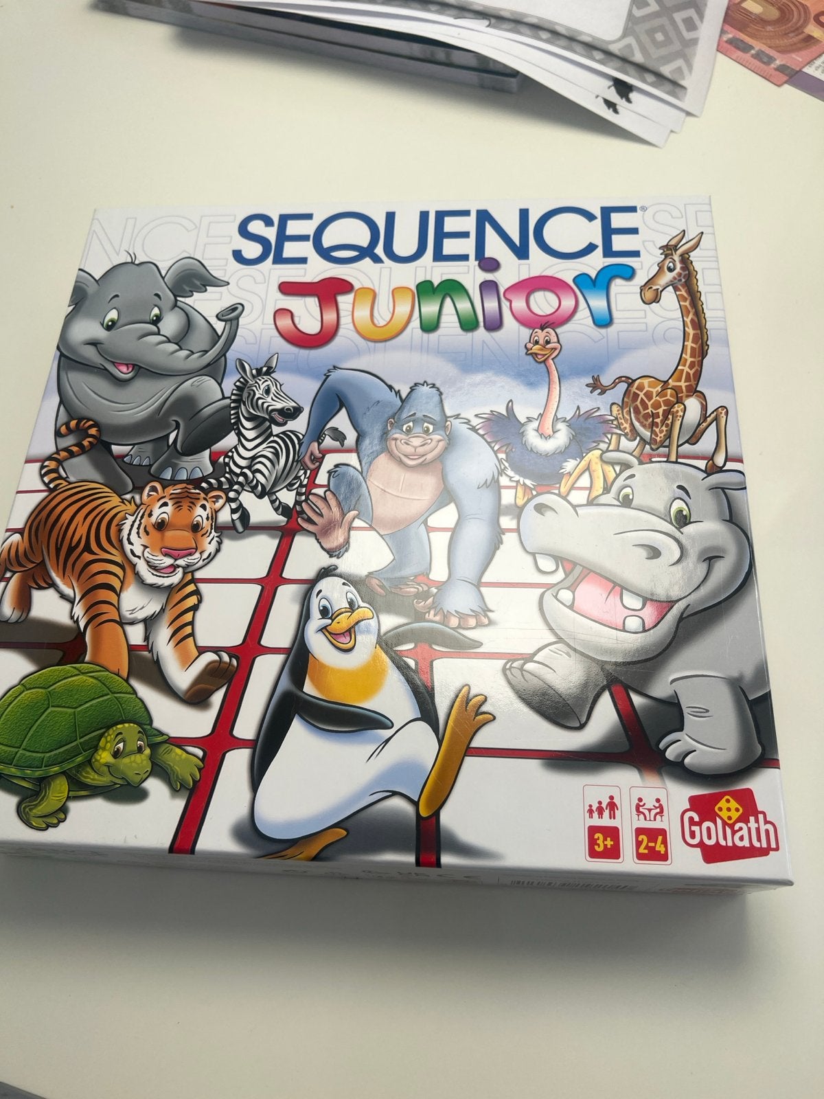Sequence Junior Bordspel - Goliath, Hobby en Vrije tijd, Een of twee spelers, Ophalen of Verzenden, Zo goed als nieuw