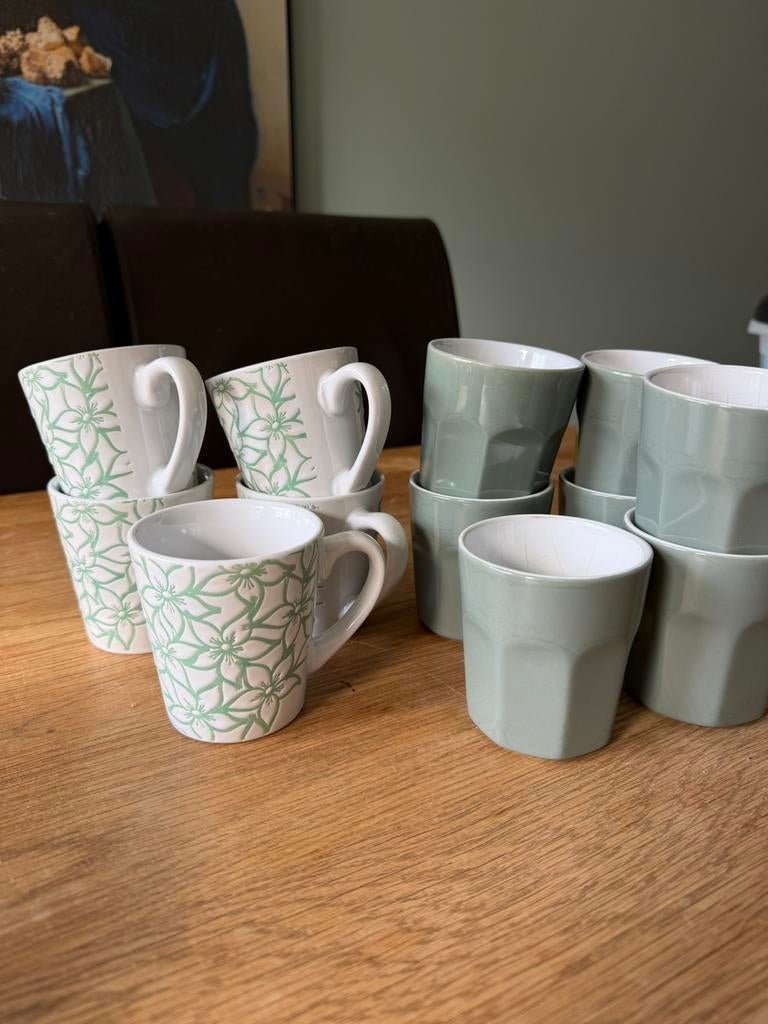 Koffie kopjes, Keramiek, Ophalen of Verzenden, Zo goed als nieuw, Overige stijlen
