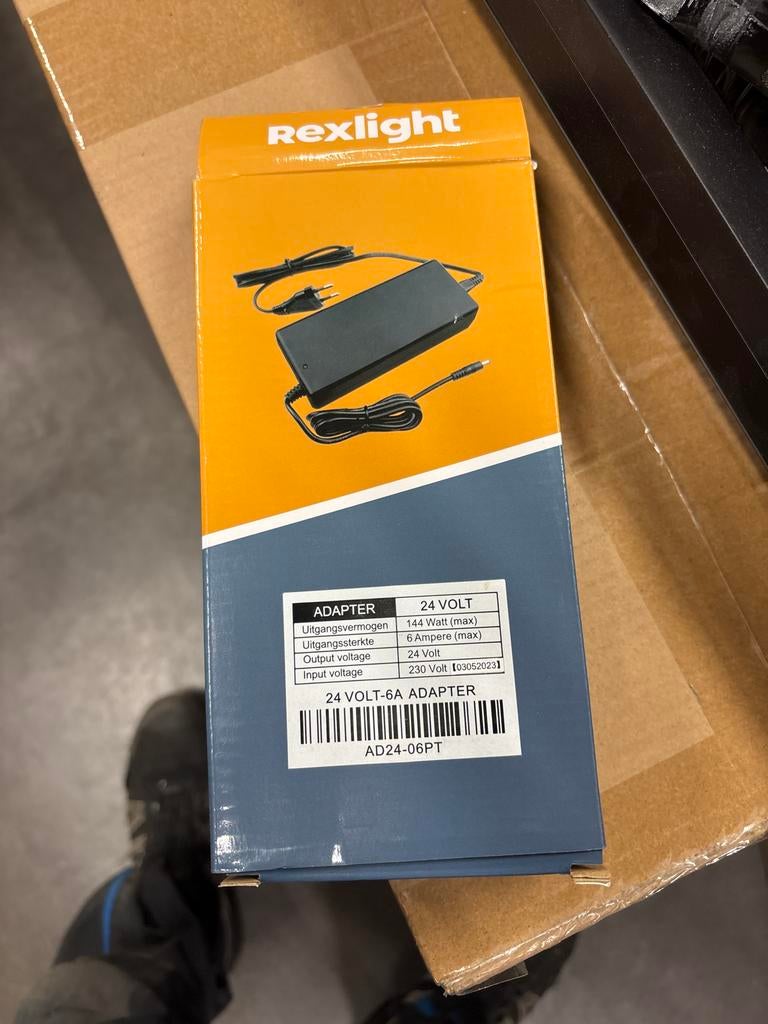 Rexlight 24 Volt 6A Adapter, Ophalen of Verzenden, Nieuw