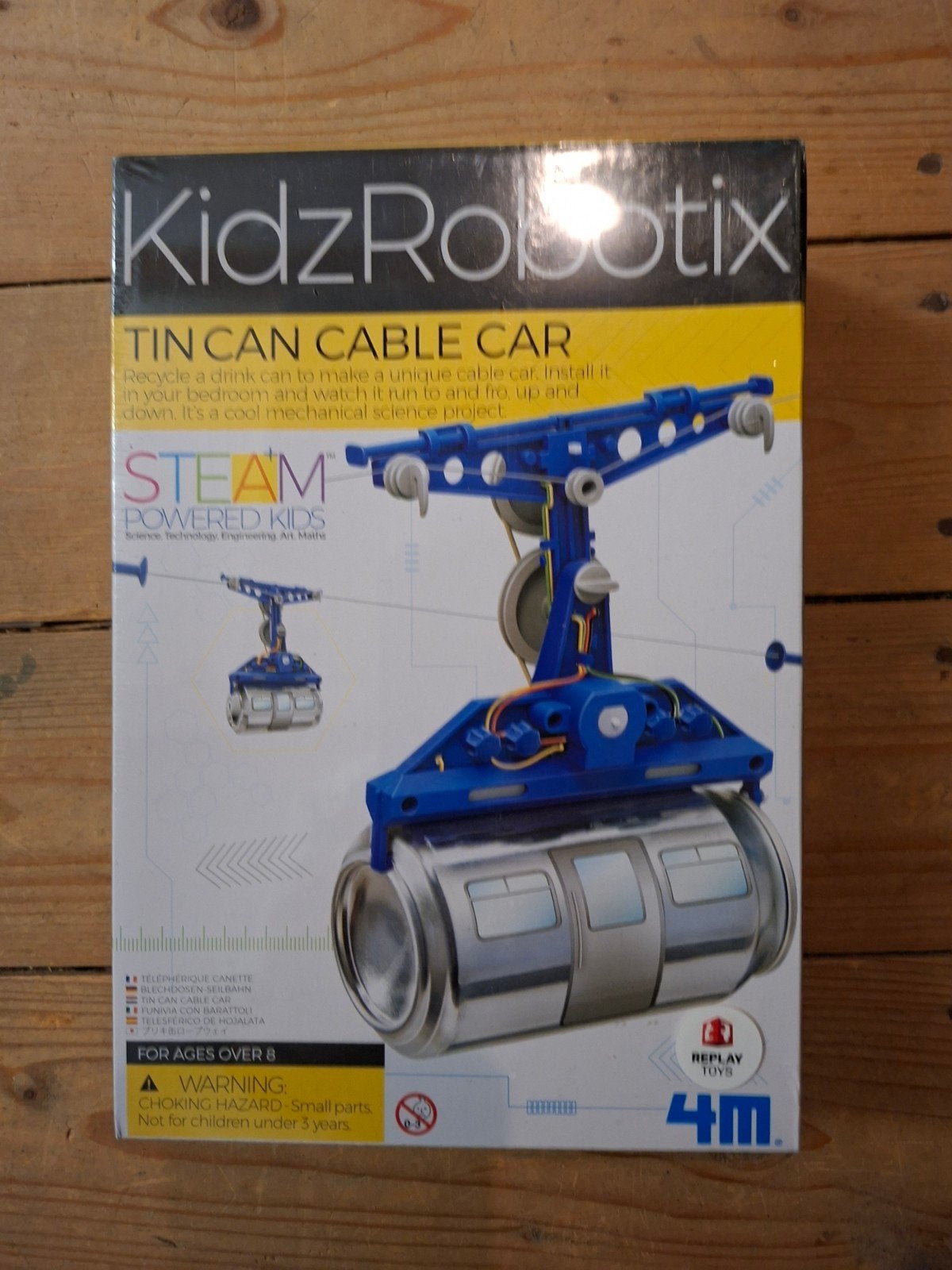 KidzRobotix Blikjes Kabelbaan - STEM Bouwpakket, Ophalen, Nieuw, Knutselen