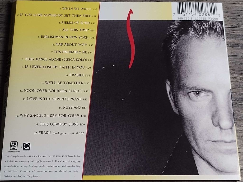 Sting - Fields Of Gold [The Best Of Remastered], Ophalen of Verzenden, Zo goed als nieuw, Pop, Remastered