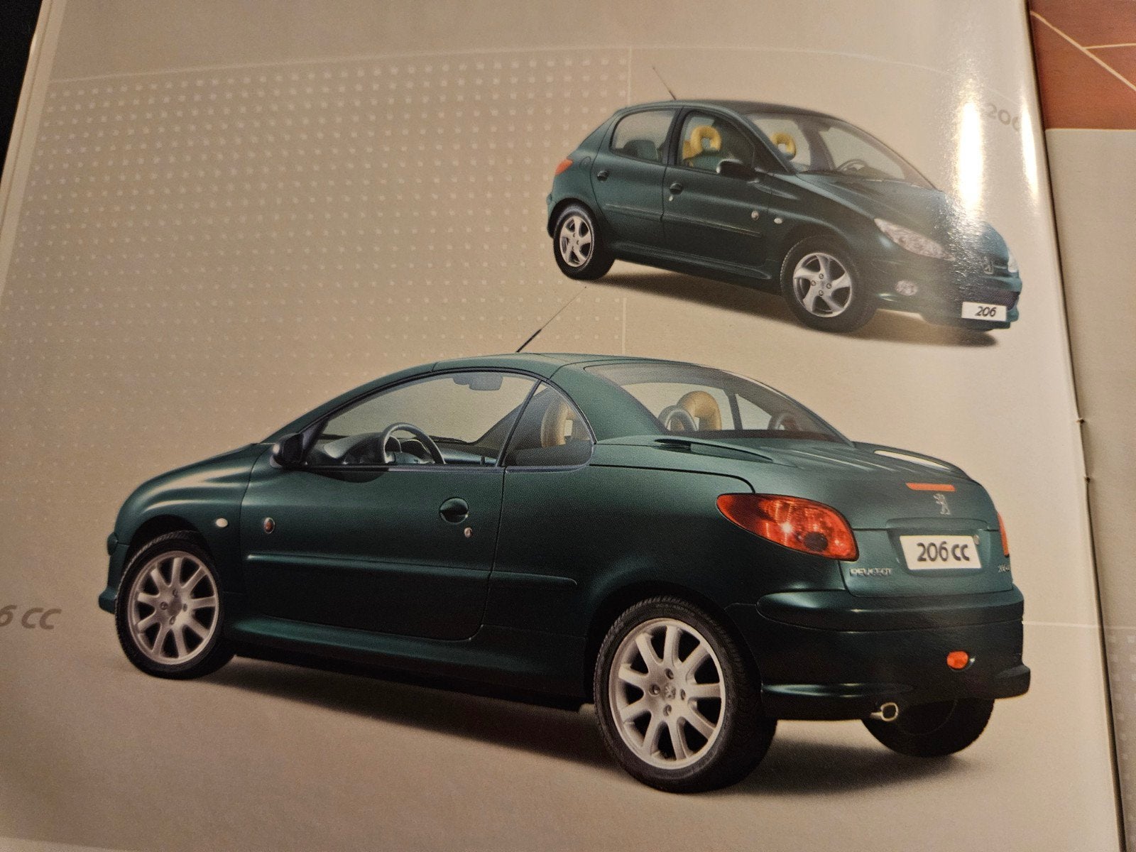 Brochure Peugeot 206, 206 CC, 307 SW Roland Garros 2004, Ophalen of Verzenden, Zo goed als nieuw, Peugeot