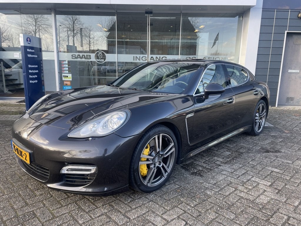 Porsche Panamera 4.8 Turbo (bj 2010, automaat), Auto's, Porsche, Gebruikt, 4 stoelen, Bedrijf, Automatische klimaatregeling