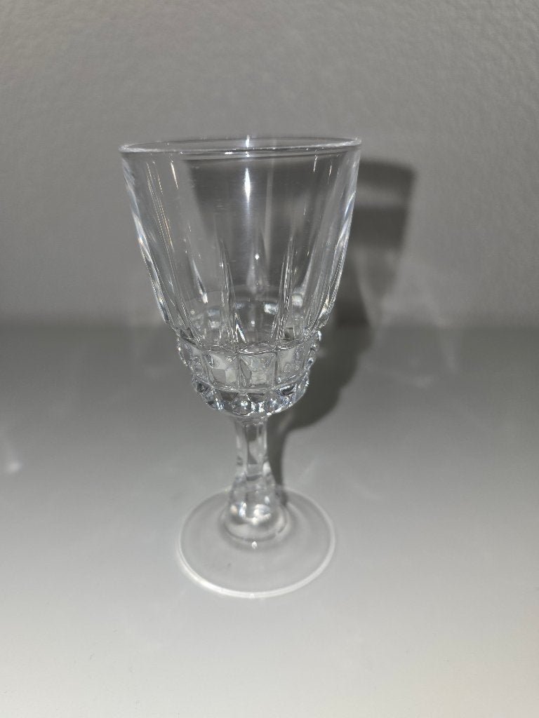 4x kristallen likeur of borrelglas Cristal d’Arque Pompadour, Ophalen of Verzenden