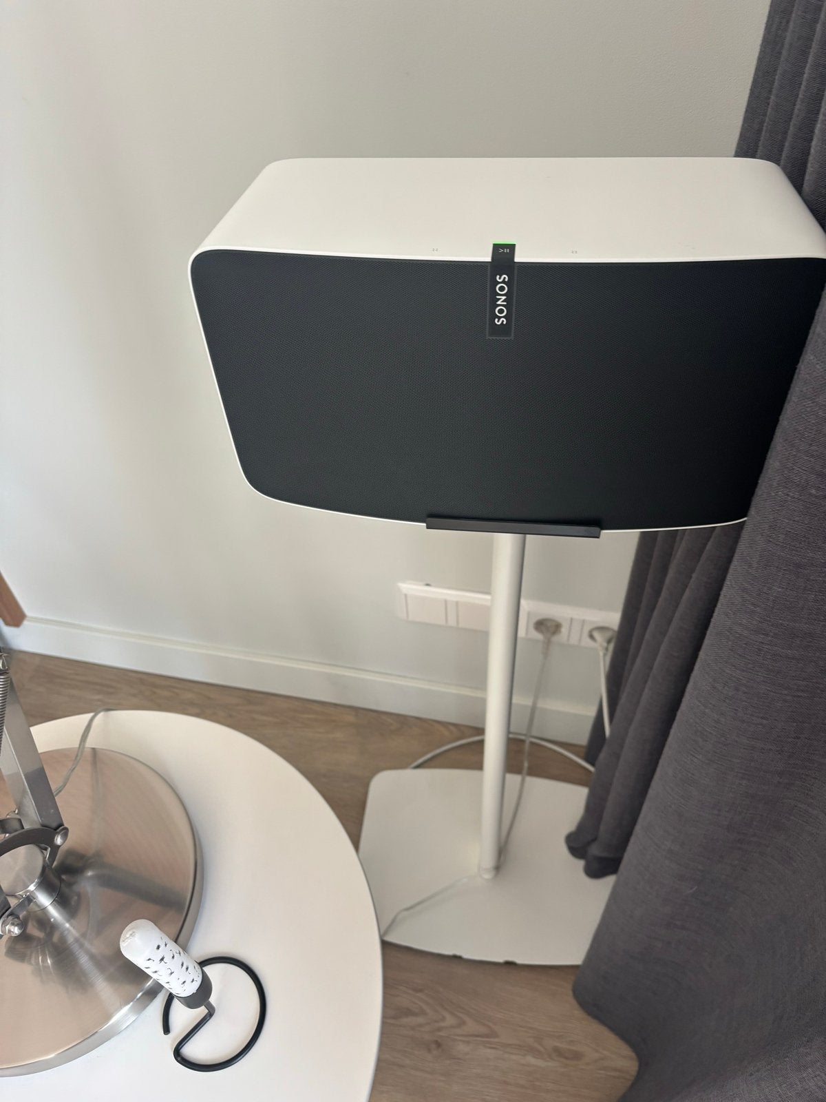 2 Sonos play 5 Speakers  met standaard, Audio, Tv en Foto, Luidsprekers, Ophalen, Slimme speaker, Gebruikt, WiFi