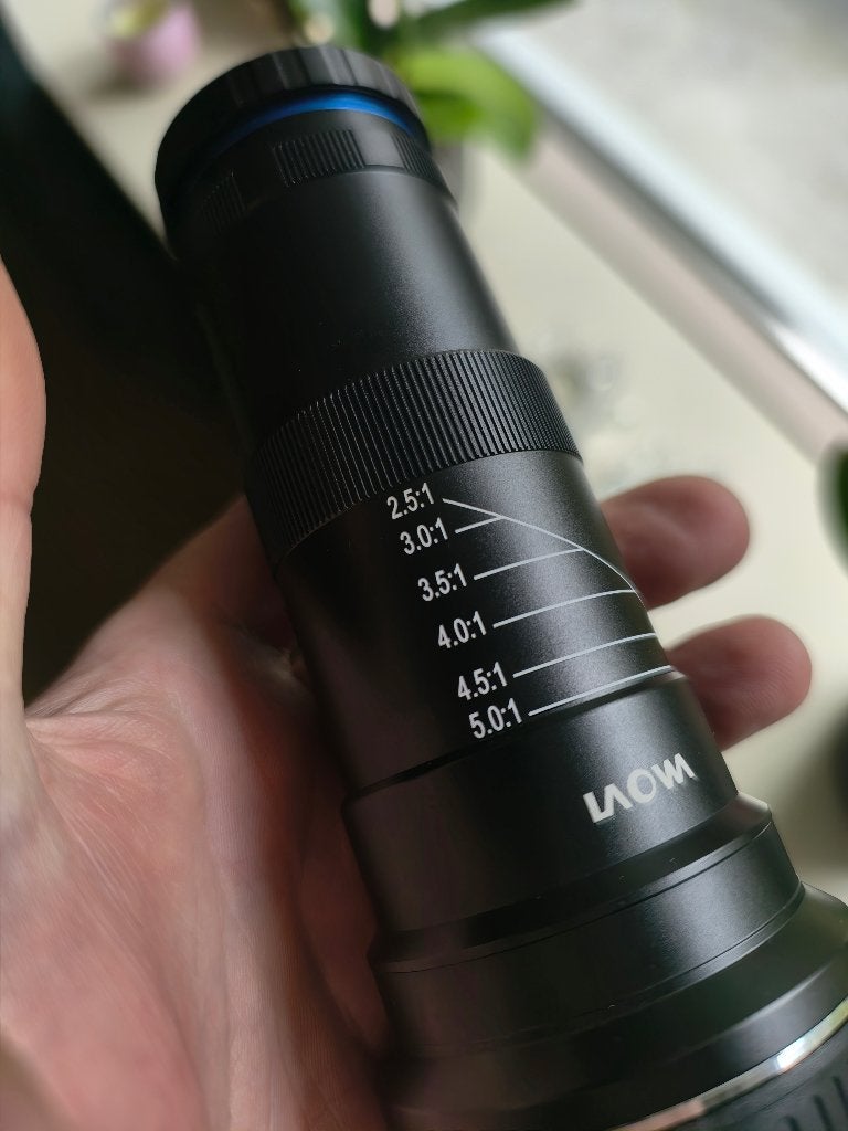 Laowa 25mm F2.8 2.5-5x Ultra-Macro Canon EF, Audio, Tv en Foto, Fotografie | Lenzen en Objectieven, Ophalen, Zo goed als nieuw