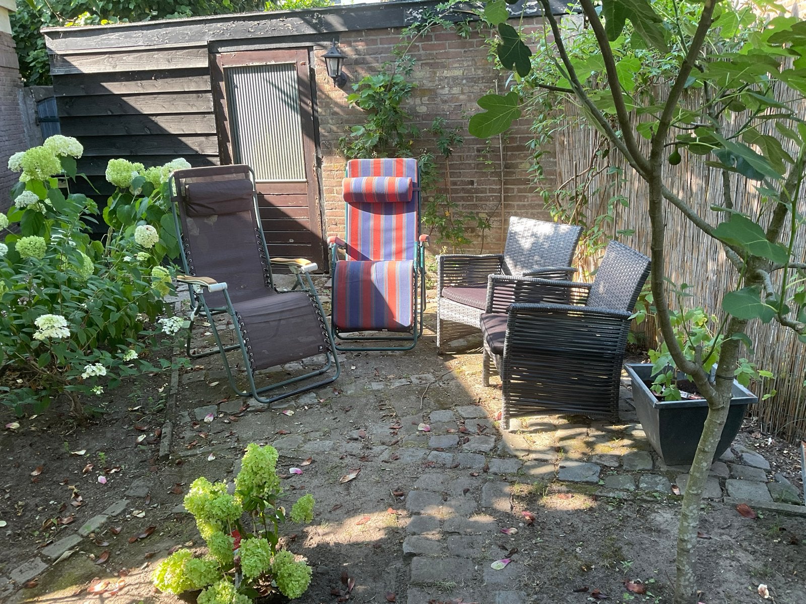twee Lafuma relaxstoelen, Tuin en Terras, Tuinstoelen, Gebruikt, Inklapbaar, Ophalen