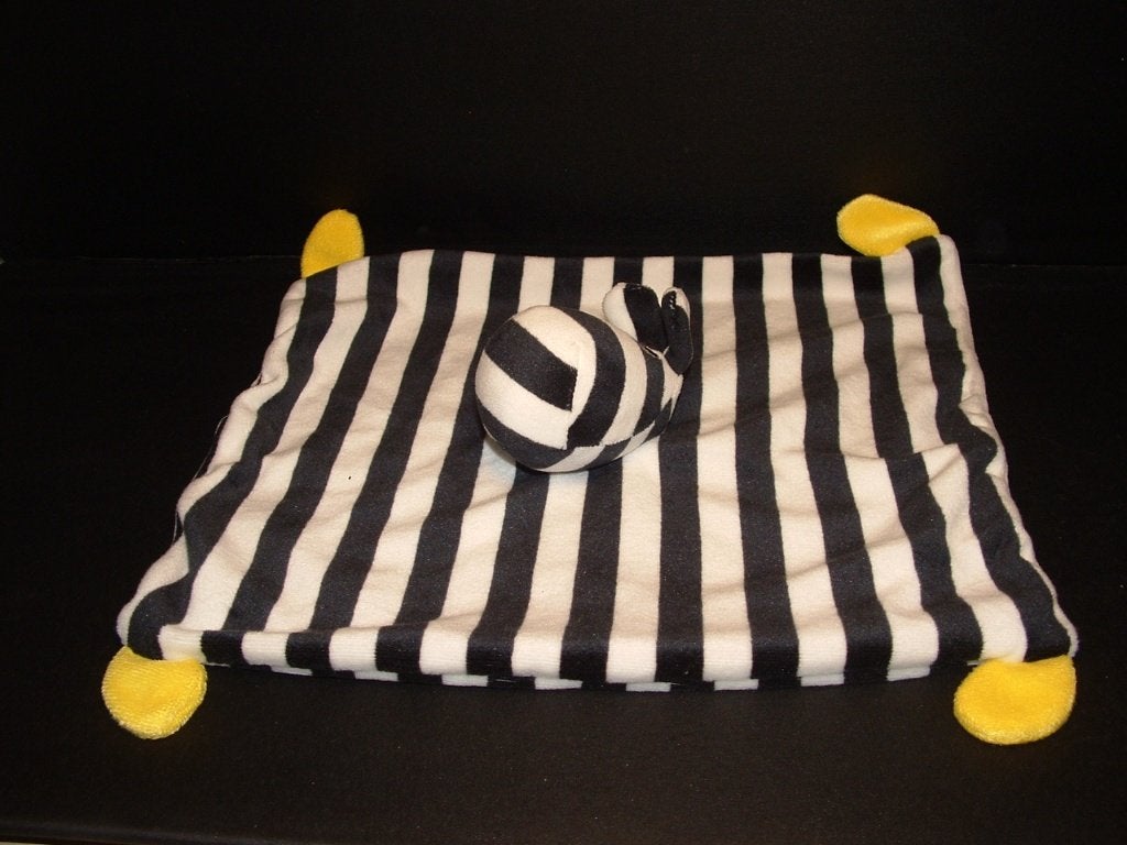 IKEA ZEBRA KLAPPA KNUFFELDOEK VELOURS ZWART/WIT BREE, Ophalen of Verzenden, Nieuw, Overige typen