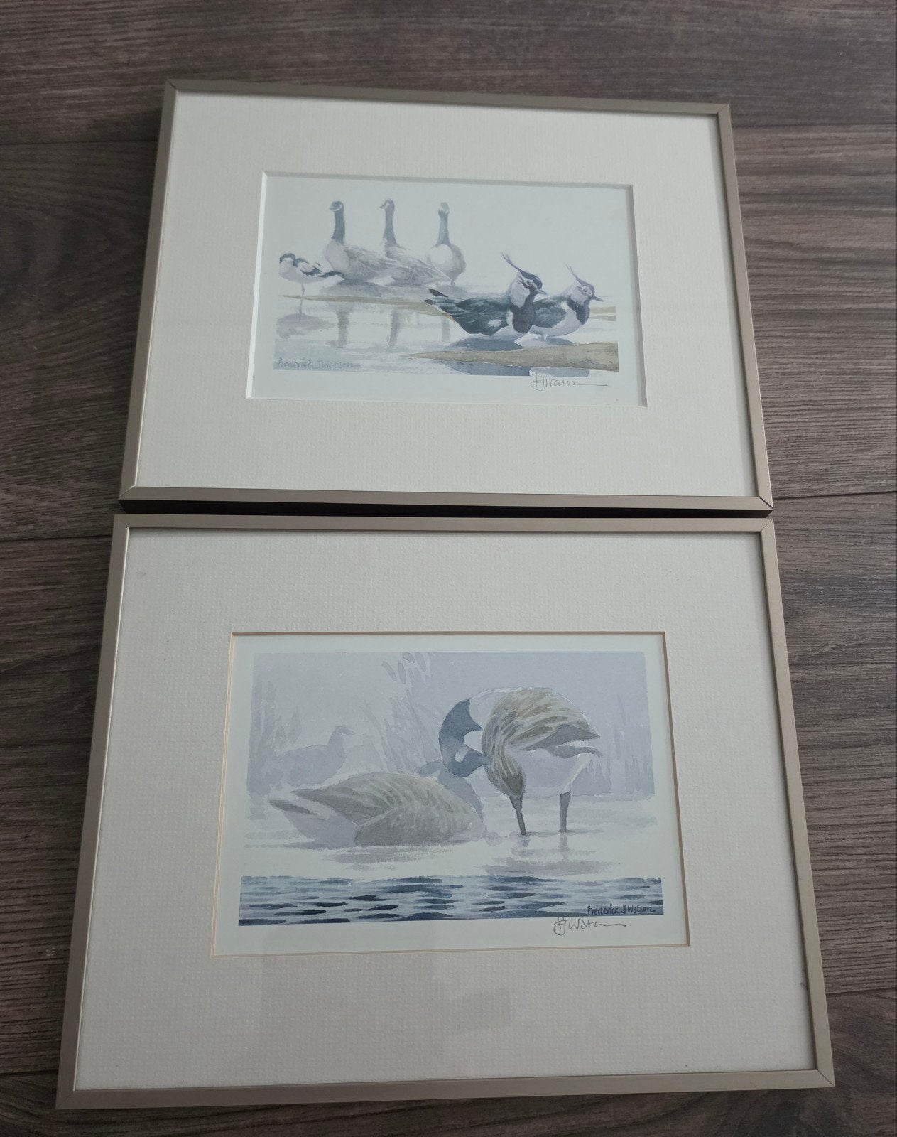 2 handgesigneerde printen Frederick J Watson., Ophalen of Verzenden