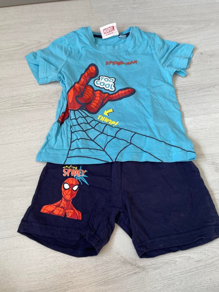Spiderman Shortama Jongens - Nieuw met label, Ophalen of Verzenden, Gebruikt, Jongen