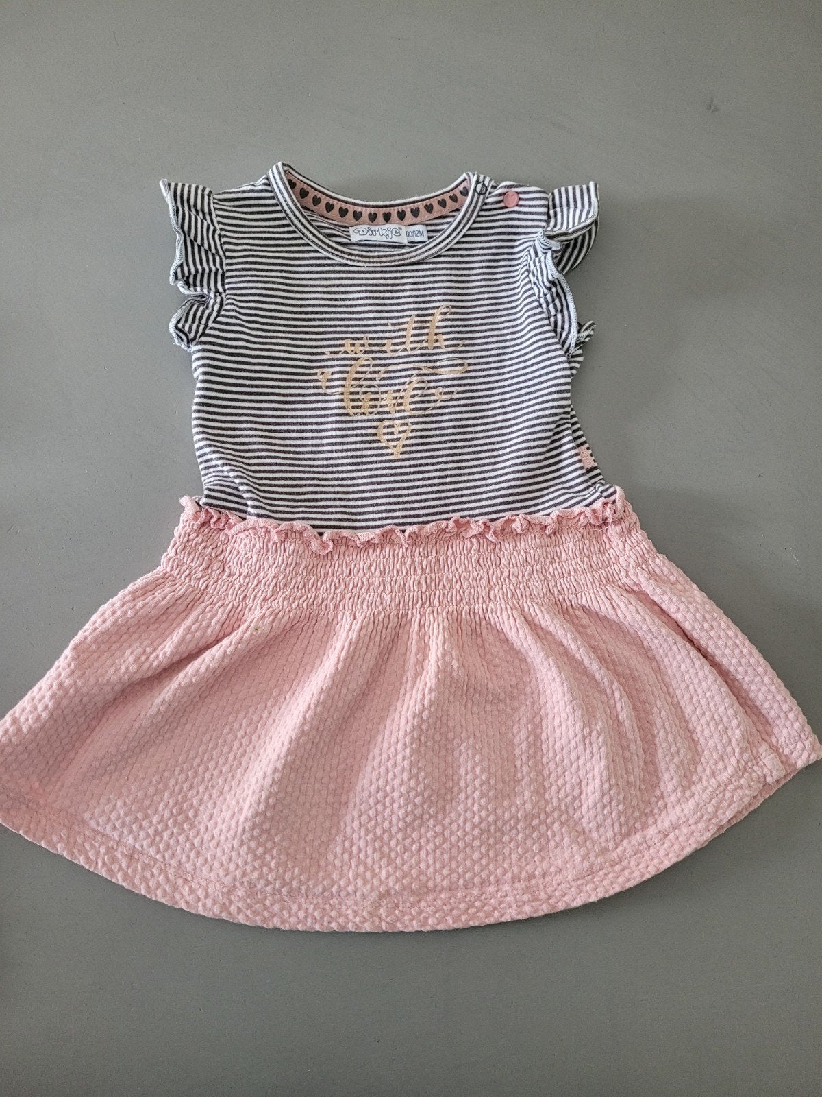 Jurkje van Dirkje in maat 80., Kinderen en Baby's, Babykleding | Maat 80, Gebruikt, Meisje, Jurkje of Rokje, Dirkje