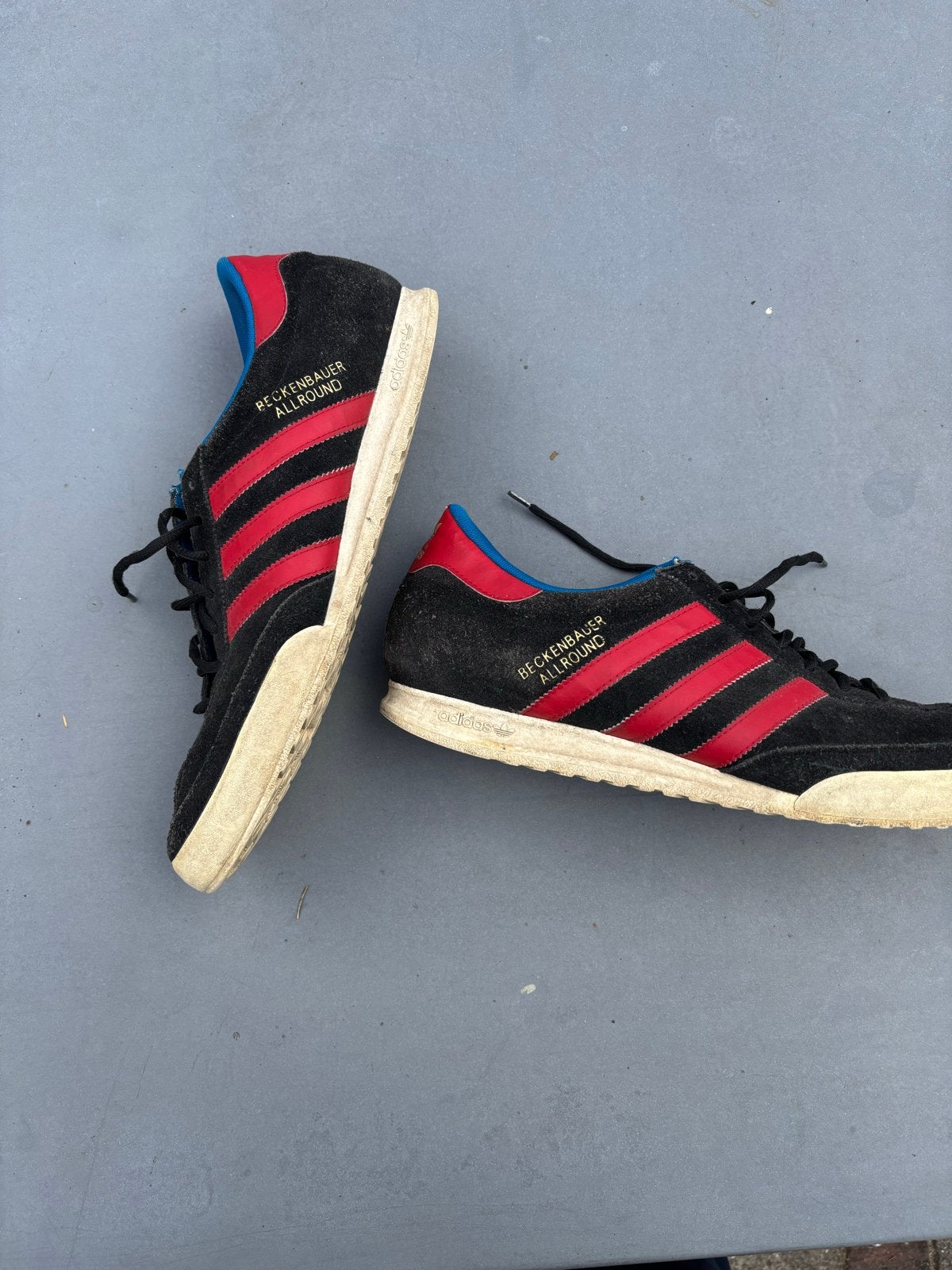 Cult Adidas Franz Beckenbauer Allround Sneakers, Ophalen of Verzenden, Gedragen, Zwart, Sneakers of Gympen