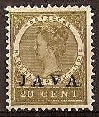 Ned-Indie NVPH nr 74 postfris Opdruk Java 1908, Postzegels en Munten, Ophalen of Verzenden, Postfris, Nederlands-Indië