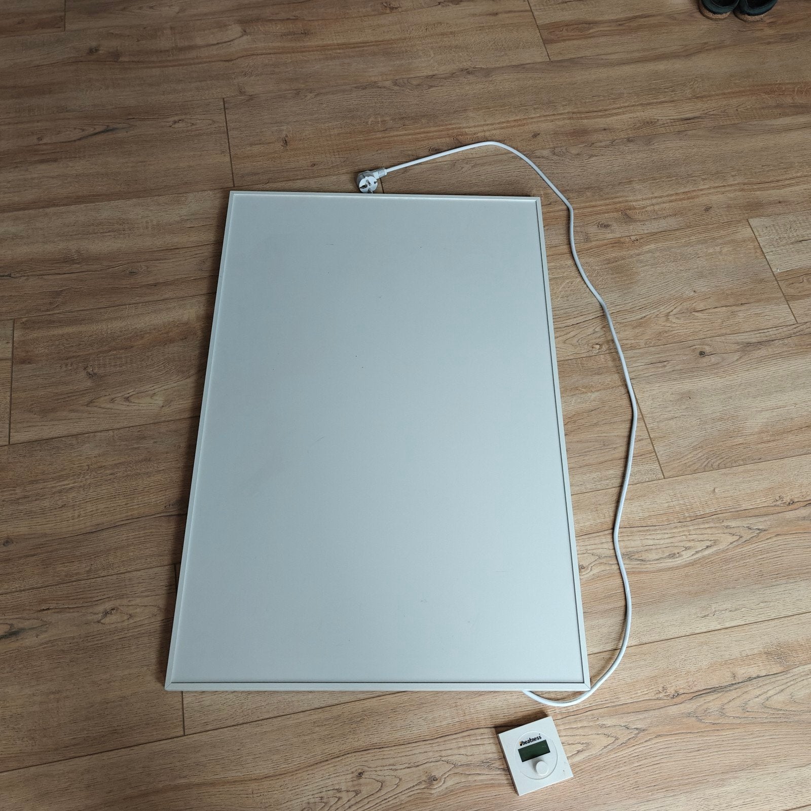 Infrarood warmtepaneel Heatness met afstandsbediening, Ophalen, 30 tot 80 cm, Overige typen, Zo goed als nieuw