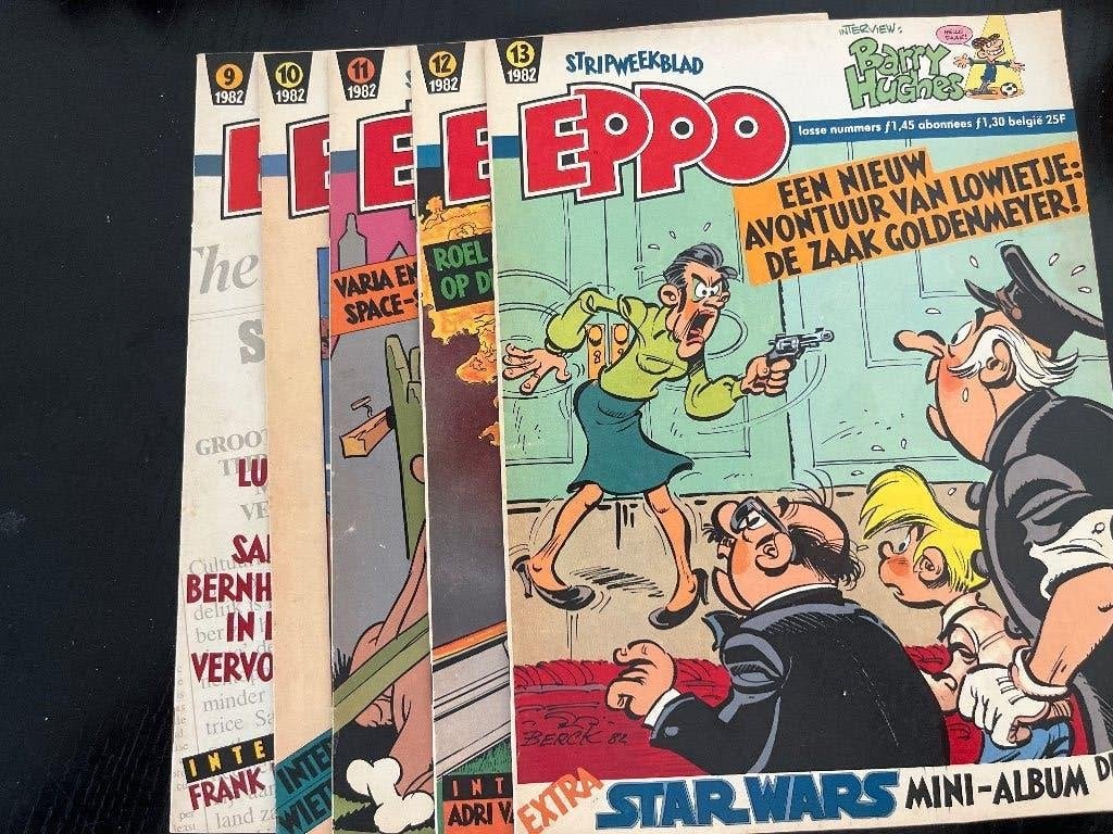 Eppo’s uit 1982 nr.9/13compleet met posters & Star Wars, Boeken, Meerdere stripboeken, Ophalen of Verzenden, Gelezen