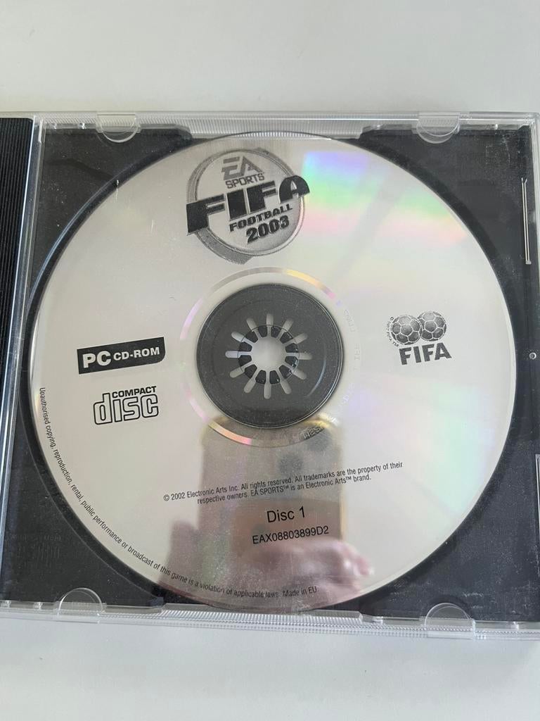 FIFA Football 2003 PC CD-ROM - Klassieke Voetbalgame, Gebruikt, 1 speler, Ophalen of Verzenden, Vanaf 3 jaar