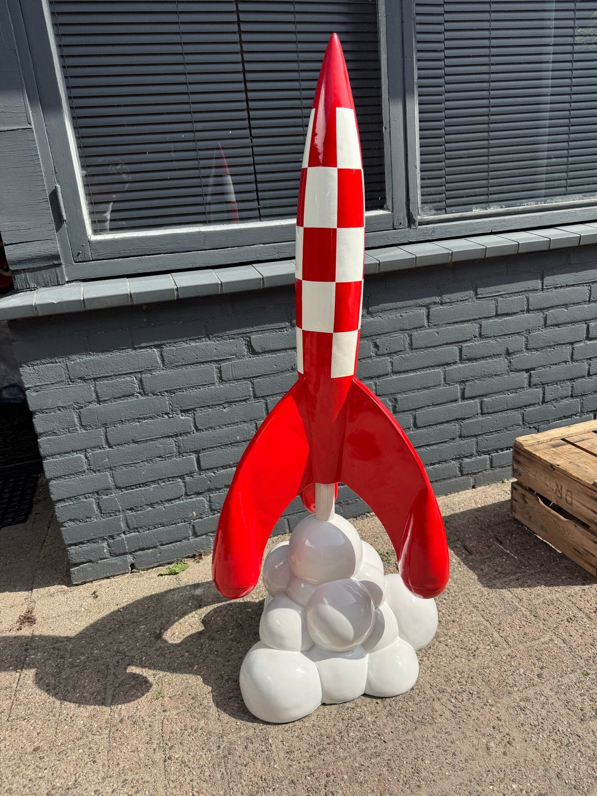 Raket van Kuifje - Decoratiebeeld, Verzamelen, Poppetjes en Figuurtjes, Ophalen, ., Zo goed als nieuw, .
