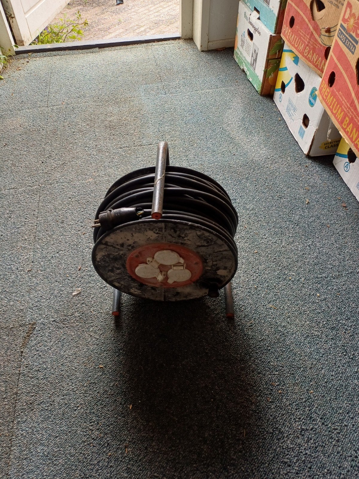 50 meter kabelhaspel -inclusief verzendkosten., Ophalen of Verzenden, Gebruikt, Kabel of Snoer