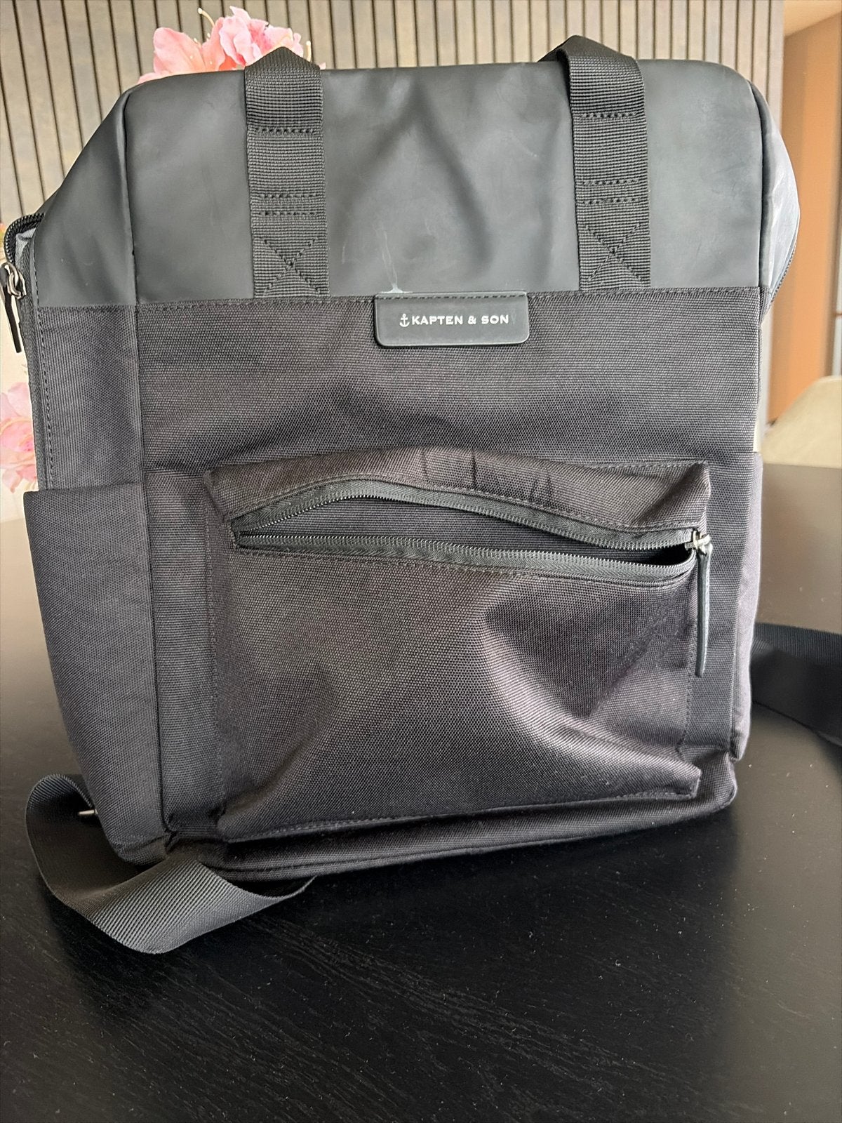 Kapten & Son rugzak/handtas zwart - Gebruikt, Ophalen, Gebruikt, Overige merken, 30 tot 45 cm