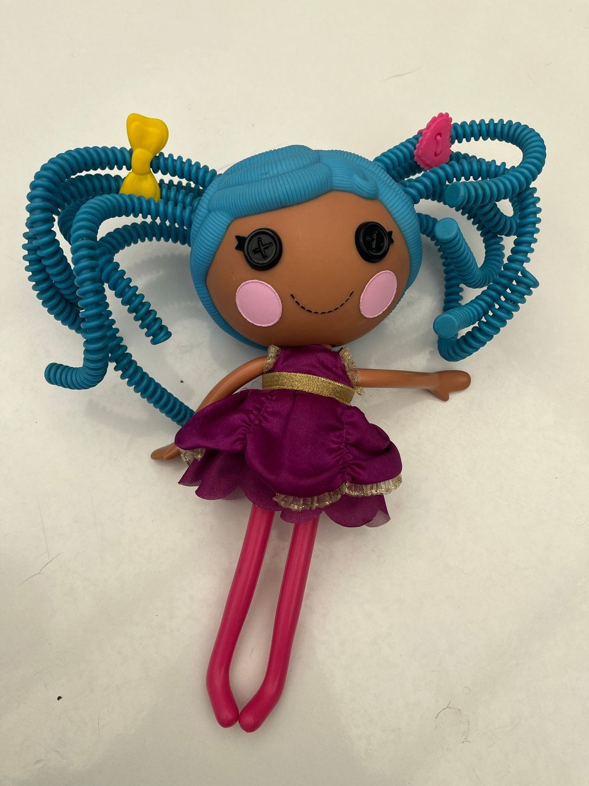 Lalaloopsy pop met blauw krullend haar, Kinderen en Baby's, Speelgoed | Poppen, Ophalen of Verzenden, Gebruikt, Overige typen
